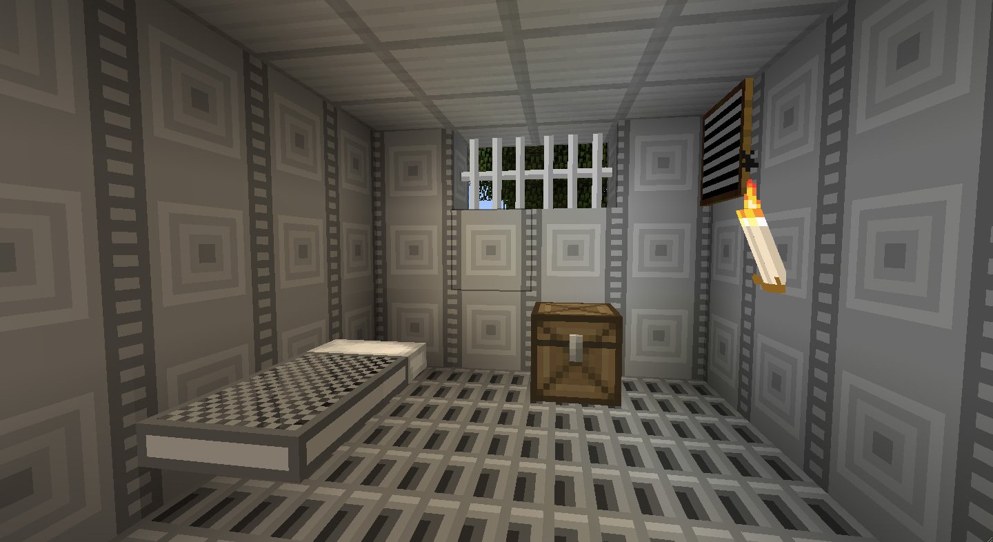 JailCraft is the perfect texture pack for epic jail builds and role play se...