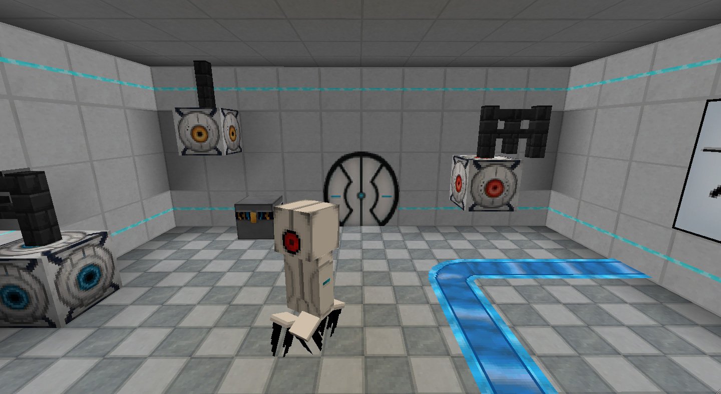 Portal 2 in minecraft mod (120) фото